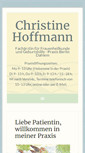 Mobile Screenshot of christinehoffmann.de