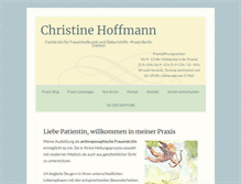 Tablet Screenshot of christinehoffmann.de